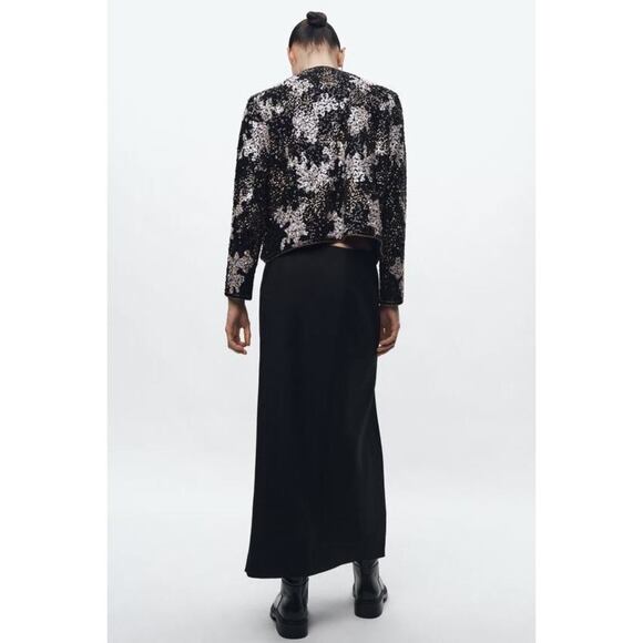 🤍 OPEN FRONT SEQUIN JACKET - Picture 11 of 11